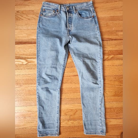 Levi's 501 Skinny jeans sz 27 - Picture 6 of 8